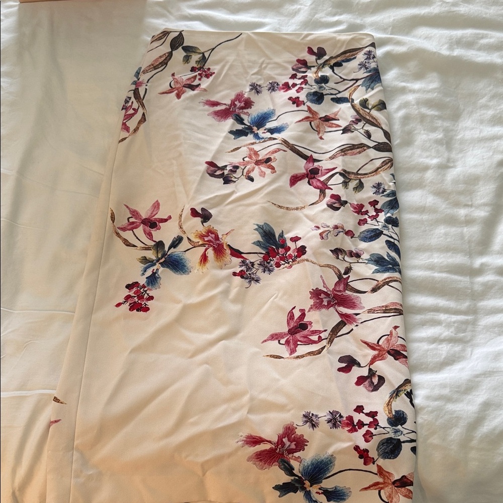 Zara Floral Midi Skirt